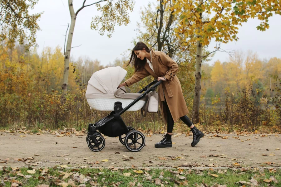 Kunert Talisman Black Flowers 2-in-1 Kinderwagen TA-01-BLACK 16 Kunert Talisman Black Flowers 2-in-1 Kinderwagen TA-01-BLACK - Afbeelding 16