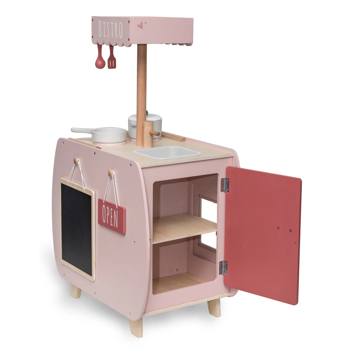 Label Label Roze Houten Bistro Keuken LLWT-34741 6 Label Label Roze Houten Bistro Keuken LLWT-34741 - Afbeelding 6