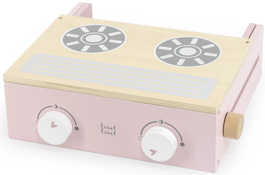 Label Label Roze Houten Kookstel LLWT-24784 2 Label Label Roze Houten Kookstel LLWT-24784 - Afbeelding 2