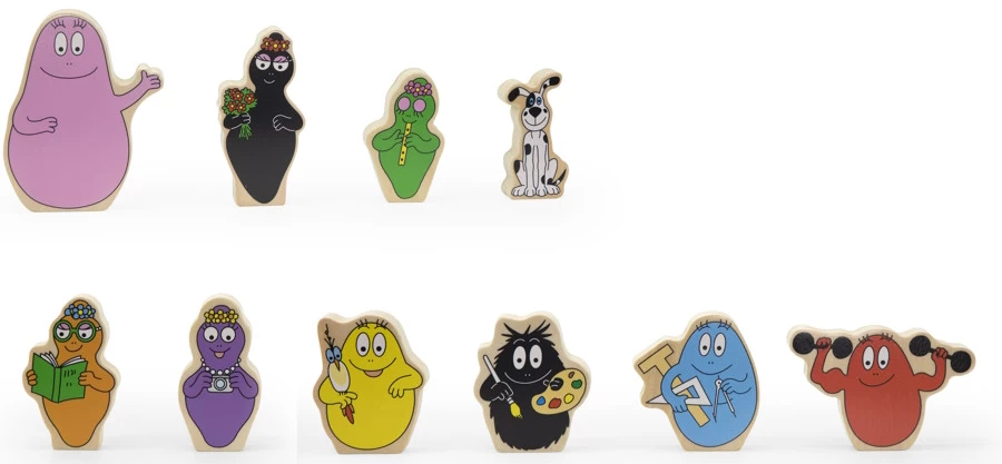 Label Label Barbapapa Houten Family Blokken LLBB-35847 2 Label Label Barbapapa Houten Family Blokken LLBB-35847 - Afbeelding 2