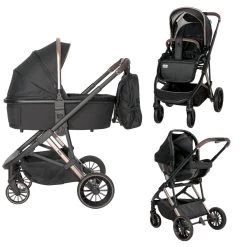 Lorelli Aria Black 3-in-1 Kinderwagen Incl. Autostoel 1002177-2352