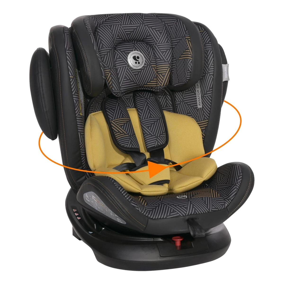 Lorelli Aviator Lemon Curry 0-36 Kg SPS Isofix 360° Autostoel 1007130-2338 1 Lorelli Aviator Lemon Curry 0-36 Kg SPS Isofix 360° Autostoel 1007130-2338