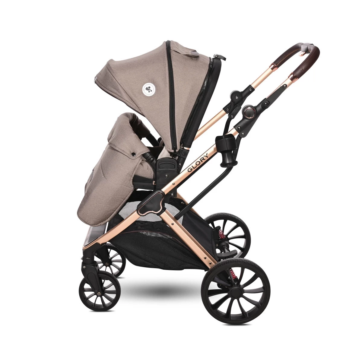 Lorelli Glory Beige 3-in-1 Combi Kinderwagen Incl. Autostoel 1002176-2303 - Afbeelding 9