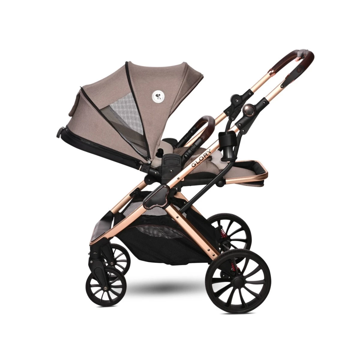 Lorelli Glory Beige 3-in-1 Combi Kinderwagen Incl. Autostoel 1002176-2303 - Afbeelding 8