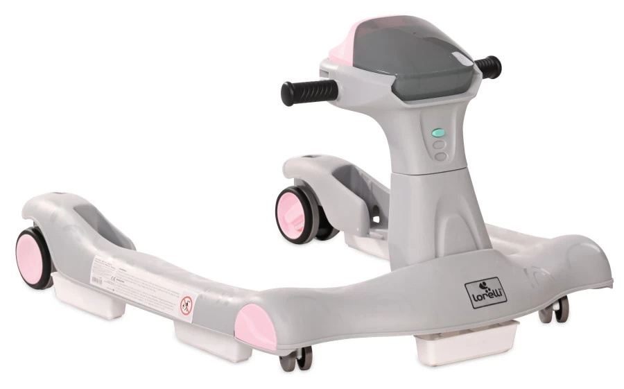Lorelli Rider Pink & Grey 2-in-1 Loopstoeltje 1012039-0002 - Afbeelding 2