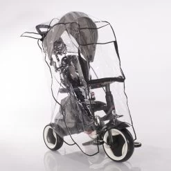 Lorelli Rocket Red & Black Driewieler 1005037-2107 -Baby Verkoop lorelli rocket driewieler regenhoes 1