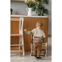 Luna Toys Wit Houten Leertoren Keukenhulp LU-00552 -Baby Verkoop luna toys wit houten leertoren keukenhulp 5
