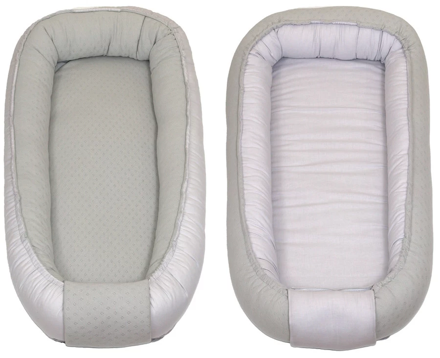 MamaLoes Amy Ajour Grijs Omkeerbaar XXL Babynest 85392 1 MamaLoes Amy Ajour Grijs Omkeerbaar XXL Babynest 85392