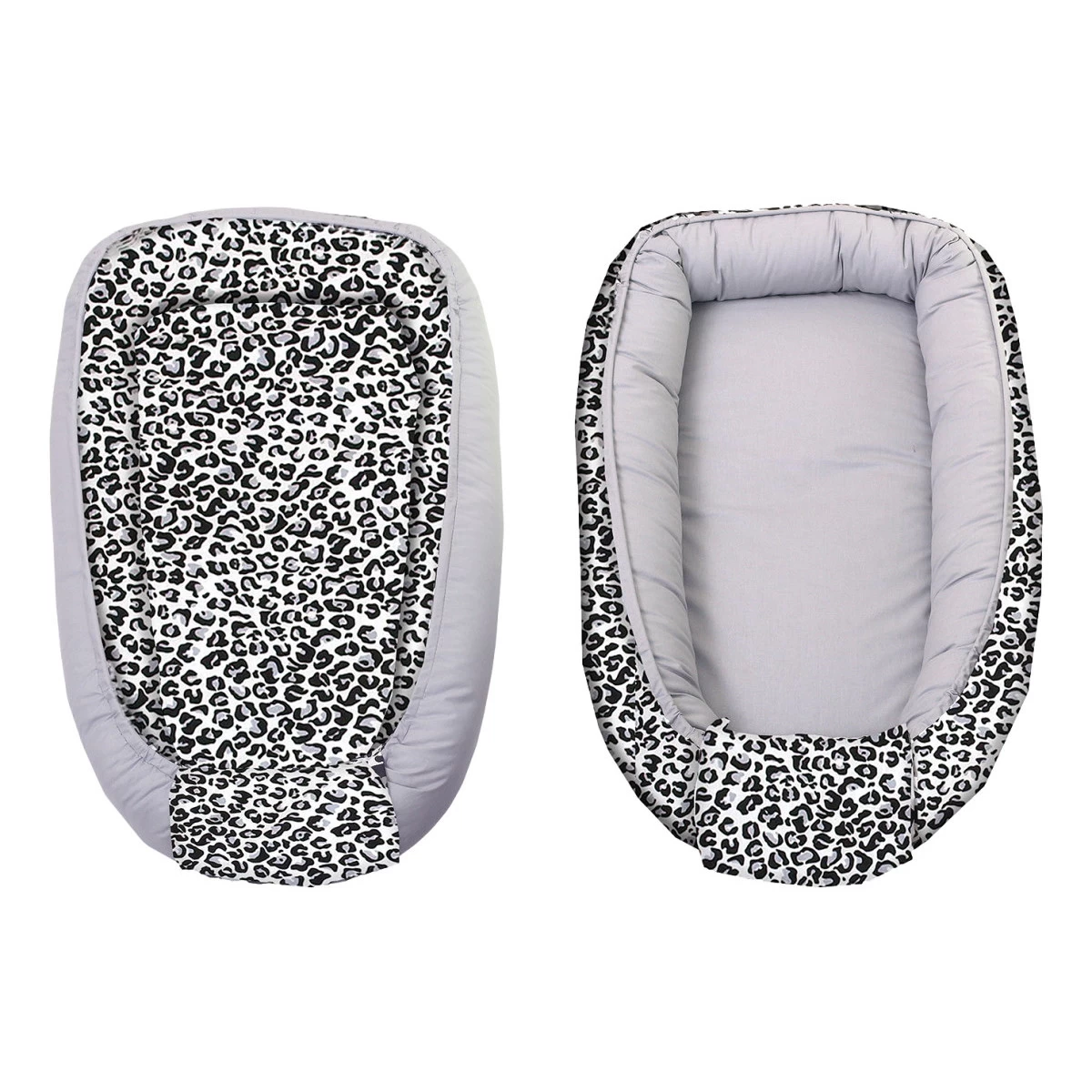 MamaLoes Amy Panter Grijs Omkeerbaar Babynest 84719 1 MamaLoes Amy Panter Grijs Omkeerbaar Babynest 84719