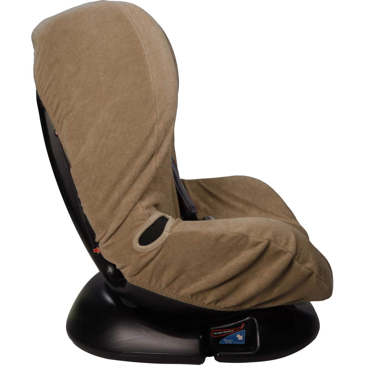 MamaLoes Badstof Nougat Groep 1+ Autostoelhoes ML010701 2 MamaLoes Badstof Nougat Groep 1+ Autostoelhoes ML010701 - Afbeelding 2