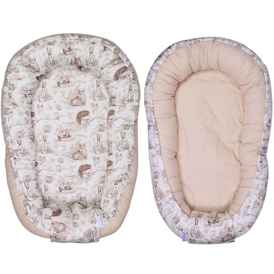 MamaLoes Bos Dieren Omkeerbaar Babynest ML020117 1 MamaLoes Bos Dieren Omkeerbaar Babynest ML020117