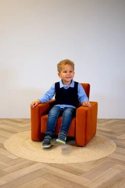 Ding Jamie Velvet Sienna Kinderfauteuil DI-34202 -Baby Verkoop mamaloes ding jamie 2