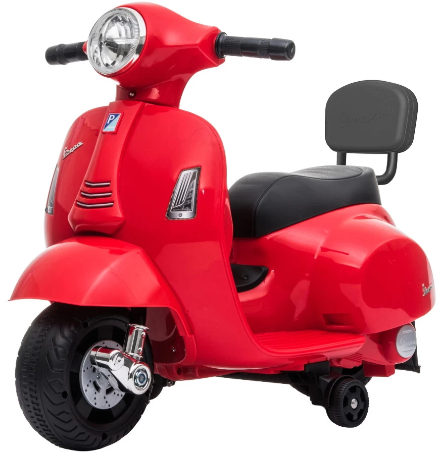 Eco Toys Red Elektrische Vespa Scooter H1 1 Eco Toys Red Elektrische Vespa Scooter H1