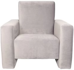 Ding Jamie Velvet Grijs Kinderfauteuil DI-34204