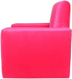 Ding Jamie Velvet Roze Kinderfauteuil DI-34206 -Baby Verkoop mamaloes kinderfauteuil velvet roze 02k