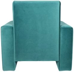 Ding Jamie Velvet Petrol Kinderfauteuil DI-34205 -Baby Verkoop mamaloes kinderfauteuil velvet turquoise 03k