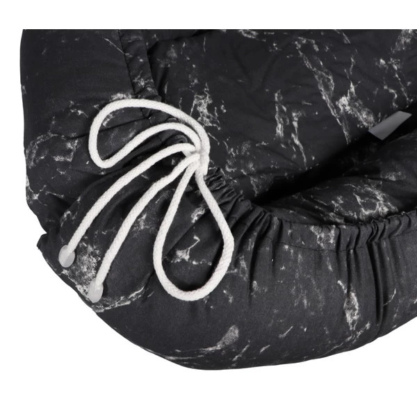 MamaLoes Marmer Zwart Babynest 3 MamaLoes Marmer Zwart Babynest - Afbeelding 3