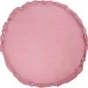 MamaLoes Soft Cotton Ruffle Licht Roze 90 Cm Rond Boxkleed ML020245