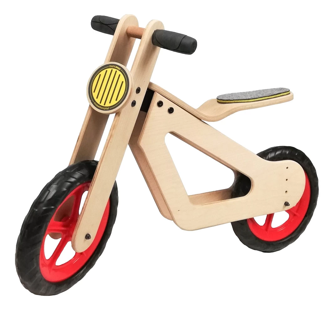 Mamatoyz Balance Bike Rood Houten Loopfiets MT06_R 1 Mamatoyz Balance Bike Rood Houten Loopfiets MT06_R