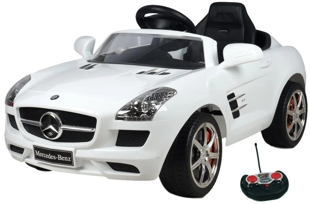Eco Toys Mercedes SLS Wit Elektrische Kinderauto CLB-681r 1 Eco Toys Mercedes SLS Wit Elektrische Kinderauto CLB-681r