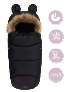 Momi Black Universele Voetenzak AKCE00032 -Baby Verkoop momi black universele voetenzak akce00032 6