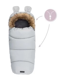 Momi Grey Universele Voetenzak AKCE00034 -Baby Verkoop momi grey universele voetenzak akce00034 3