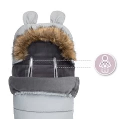 Momi Grey Universele Voetenzak AKCE00034 -Baby Verkoop momi grey universele voetenzak akce00034 4