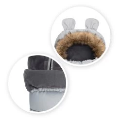 Momi Grey Universele Voetenzak AKCE00034 -Baby Verkoop momi grey universele voetenzak akce00034 5