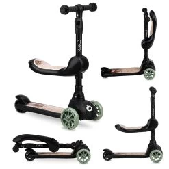 Momi Kiuru Black 2-in-1 Step/Loopfiets HUBA00035 -Baby Verkoop momi kiuru black 2 in 1 step loopfiets huba00035 10