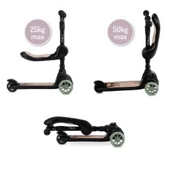 Momi Kiuru Black 2-in-1 Step/Loopfiets HUBA00035 -Baby Verkoop momi kiuru black 2 in 1 step loopfiets huba00035 12
