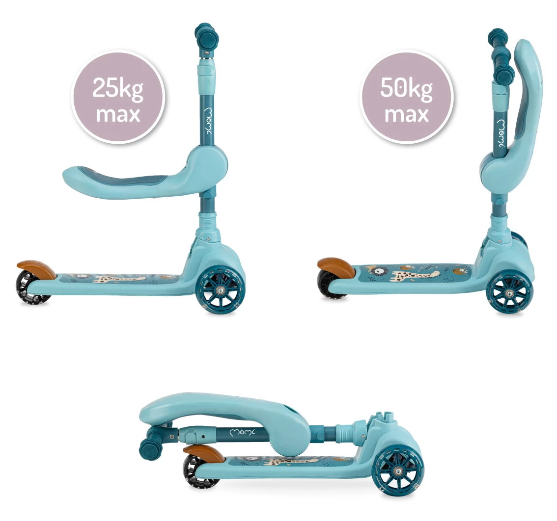 Momi Kiuru Blue 2-in-1 Step/Loopfiets HUBA00036 12 Momi Kiuru Blue 2-in-1 Step/Loopfiets HUBA00036 - Afbeelding 12