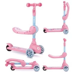 Momi Kiuru Pink 2-in-1 Step/Loopfiets HUBA00034 28 Momi Kiuru Pink 2-in-1 Step/Loopfiets HUBA00034 -Baby Verkoop momi kiuru pink 2 in 1 step loopfiets huba00036 10