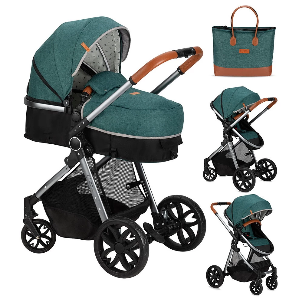 Momi Limuru Green 2-in-1 Combi Kinderwagen WOSP00028 1 Momi Limuru Green 2-in-1 Combi Kinderwagen WOSP00028