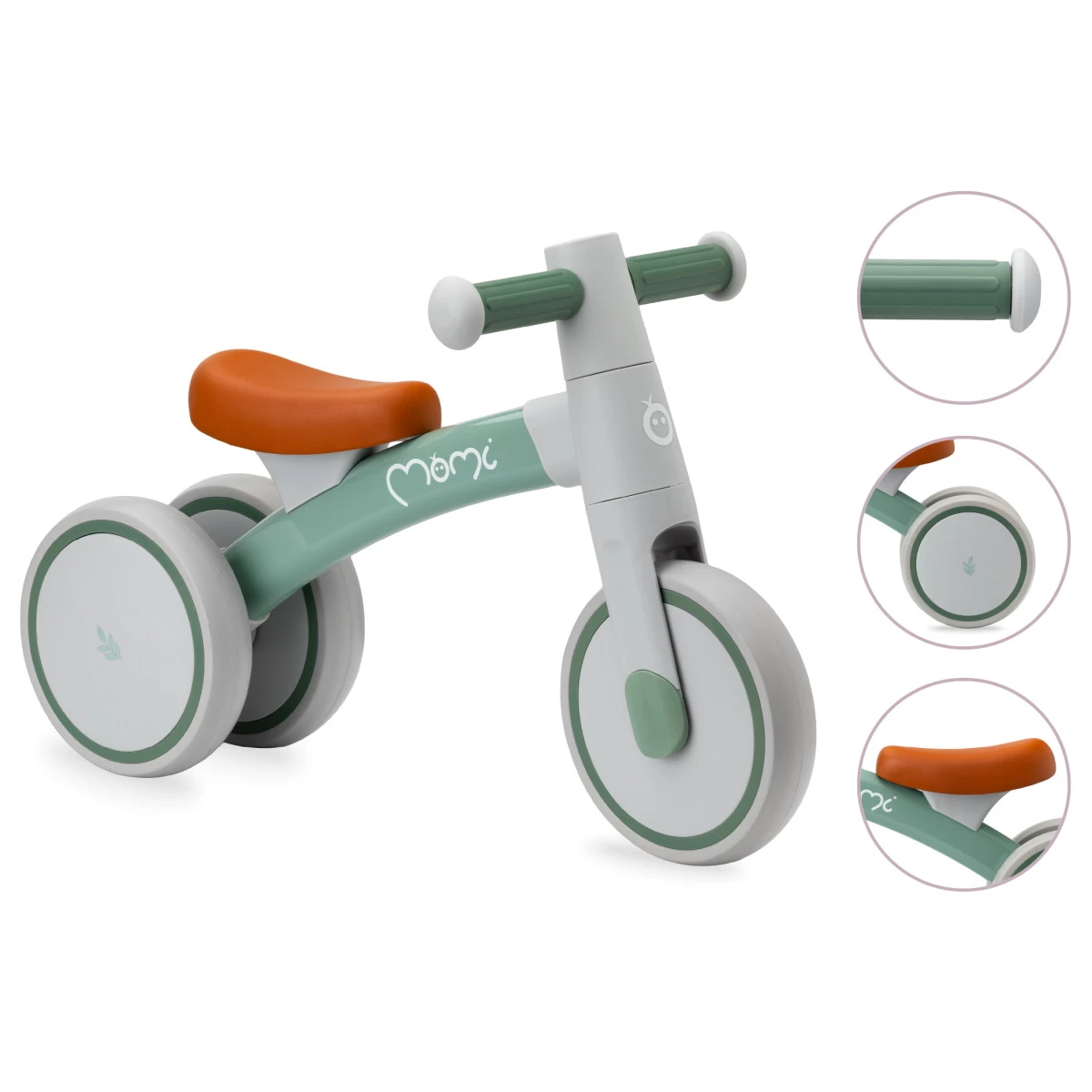 Momi Tedi Green Mini Bike Loopfiets ROBI00035 5 Momi Tedi Green Mini Bike Loopfiets ROBI00035 - Afbeelding 5