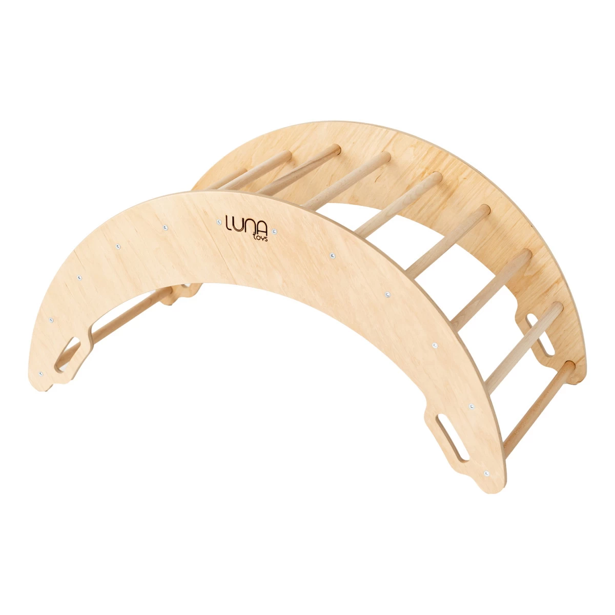 Luna Toys Naturel Houten Klimboog LU-36882 1 Luna Toys Naturel Houten Klimboog LU-36882