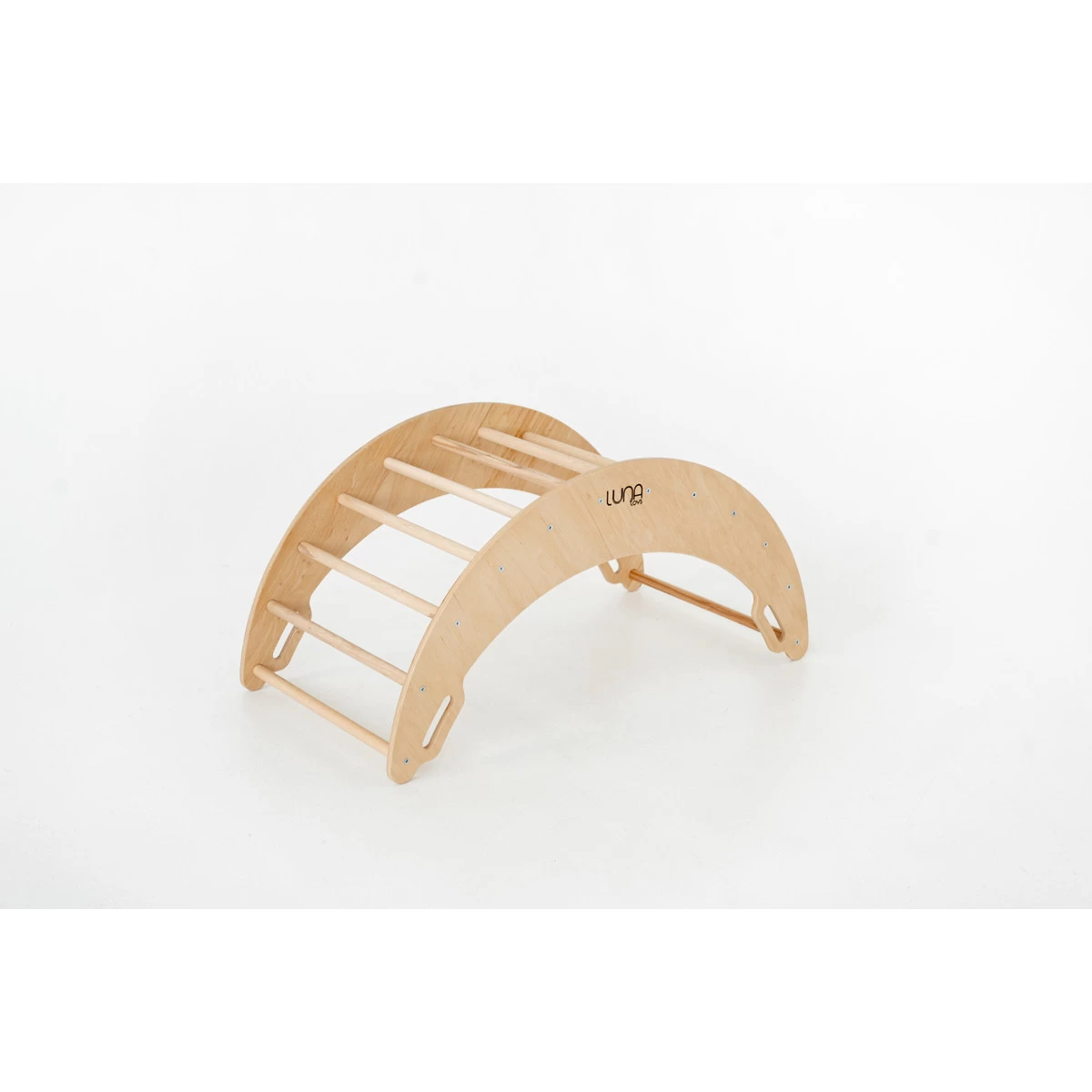 Luna Toys Naturel Houten Klimboog LU-36882 2 Luna Toys Naturel Houten Klimboog LU-36882 - Afbeelding 2