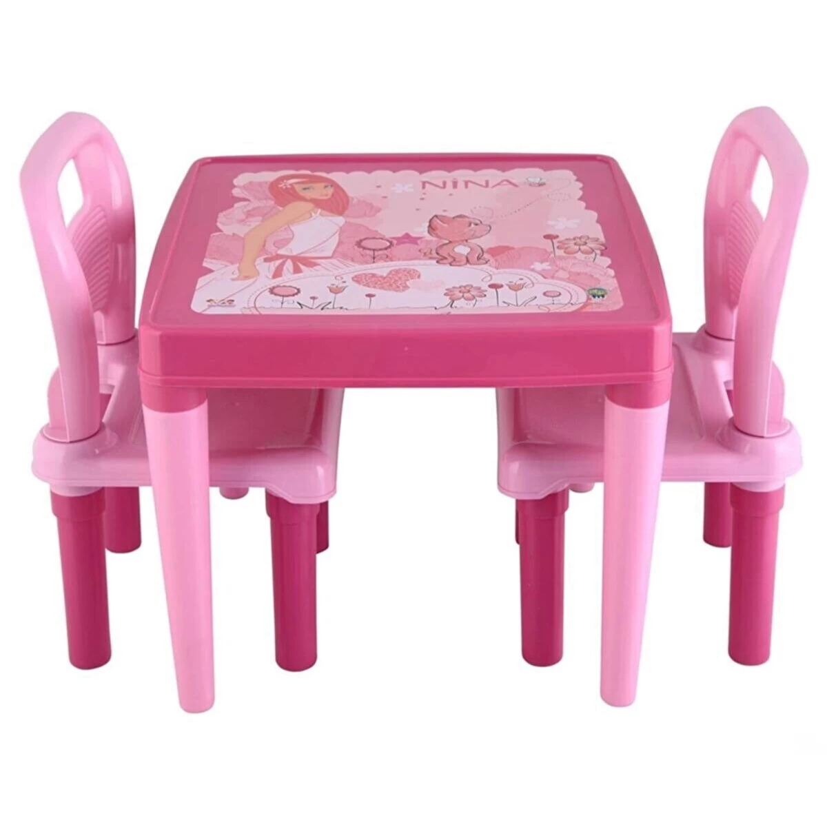 Pilsan Hobby Play Roze Tafel Met Stoeltjes 03 414 1 Pilsan Hobby Play Roze Tafel Met Stoeltjes 03 414