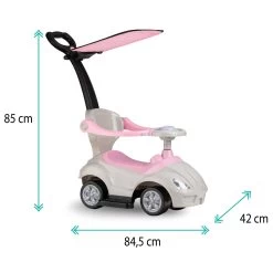 QKids Lolo Pink 2-in-1 Ride-on Loopauto QKIDS00006 -Baby Verkoop qkids lolo pink 2 in 1 ride on loopauto qkids00006 9