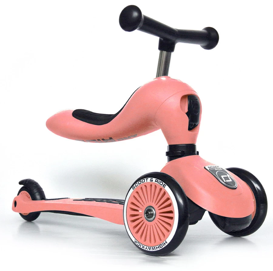 Scoot And Ride Peach Highwaykick 1 Step/Loopfiets SR-96353 3 Scoot And Ride Peach Highwaykick 1 Step/Loopfiets SR-96353 - Afbeelding 3