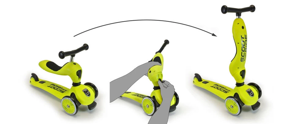 Scoot And Ride Steel Highwaykick 1 Step/Loopfiets SR-96271 4 Scoot And Ride Steel Highwaykick 1 Step/Loopfiets SR-96271 - Afbeelding 4