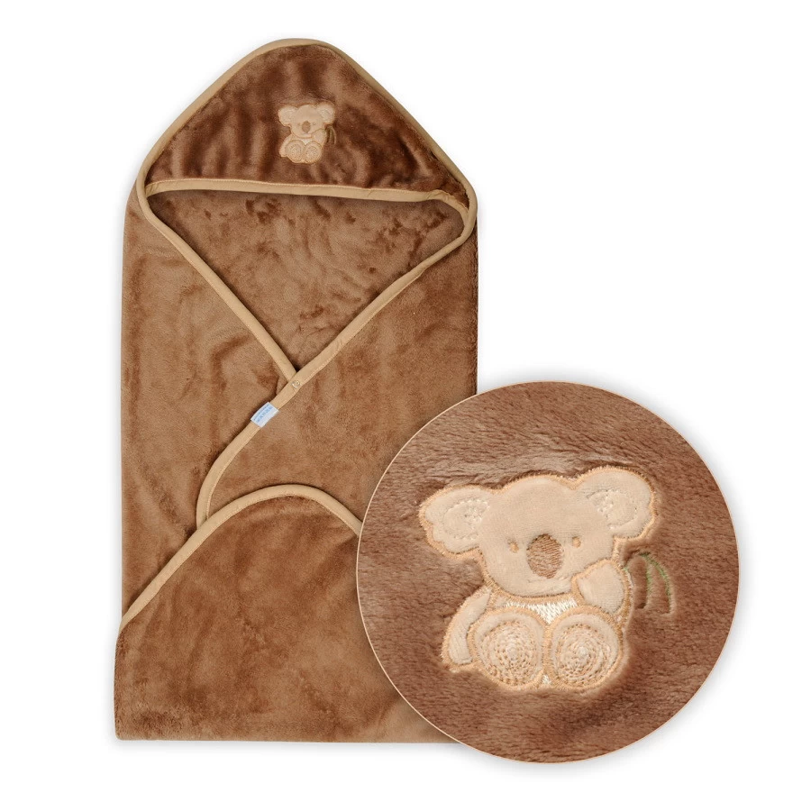 Babymatex Koala Bruin 95x95 Cm Microvezel Wikkeldeken Voor Autostoel TB0149_17 1 Babymatex Koala Bruin 95x95 Cm Microvezel Wikkeldeken Voor Autostoel TB0149_17