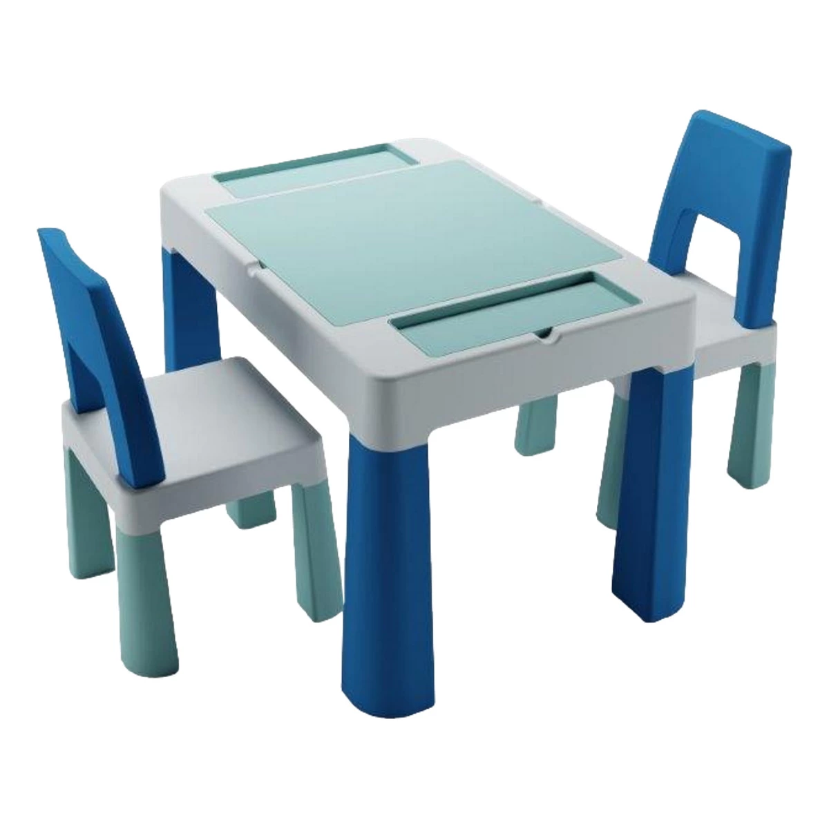 Tega Baby Teggi Turquoise/Navy/Grey Multifun 3-in-1 Tafel Met Twee Stoeltjes TI-011-173 1 Tega Baby Teggi Turquoise/Navy/Grey Multifun 3-in-1 Tafel Met Twee Stoeltjes TI-011-173