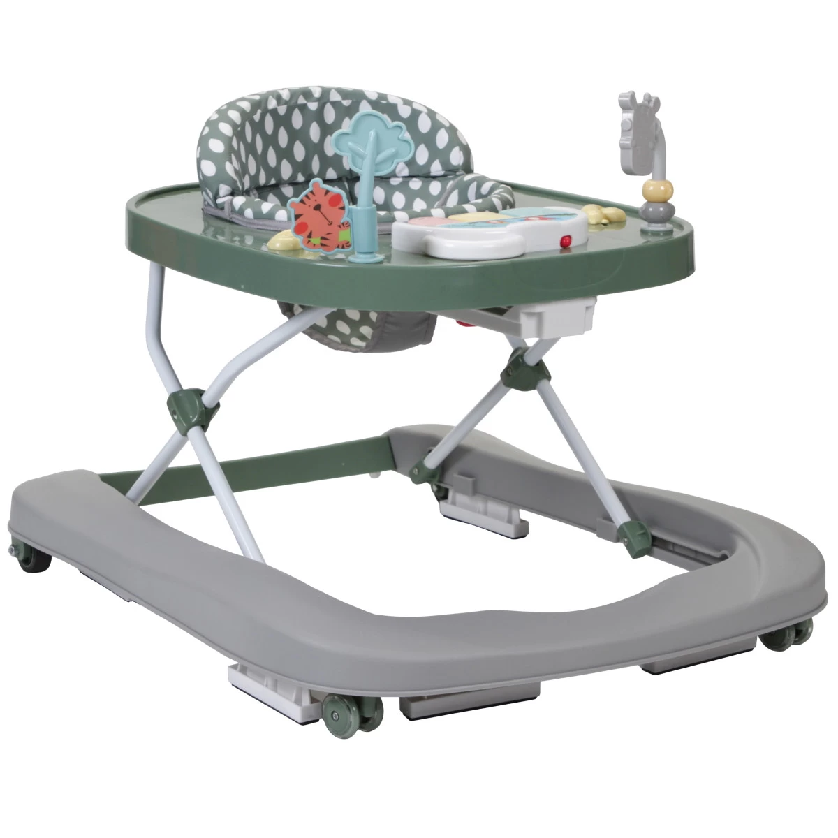 Topmark Lexi Green Dots Loopstoel T6070.GN0422 1 Topmark Lexi Green Dots Loopstoel T6070.GN0422