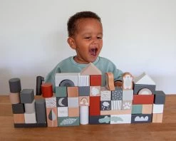 Tryco 50 Stuks Houten Blokken TR-353001 -Baby Verkoop tr 353001 tryco wooden 50pcs blocks 06