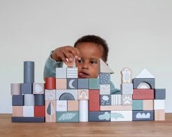 Tryco 50 Stuks Houten Blokken TR-353001 -Baby Verkoop tr 353001 tryco wooden 50pcs blocks 10