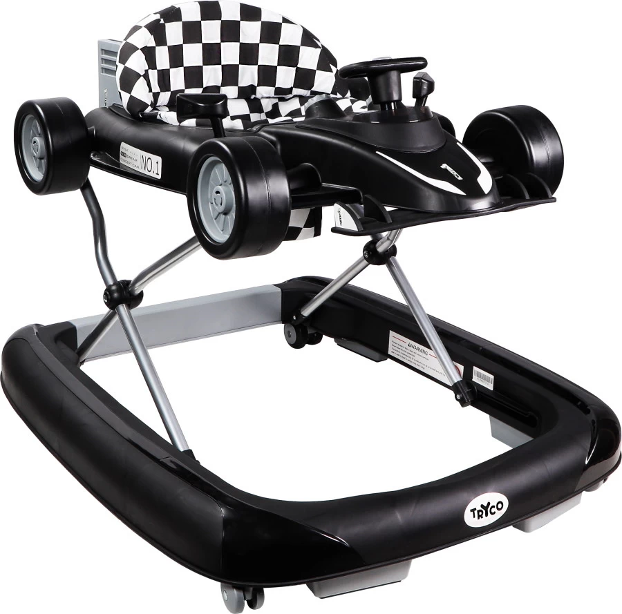 Tryco F1 Racer Black 2-in-1 Loopstoel En Loopwagen TR-362703 6 Tryco F1 Racer Black 2-in-1 Loopstoel En Loopwagen TR-362703 - Afbeelding 6