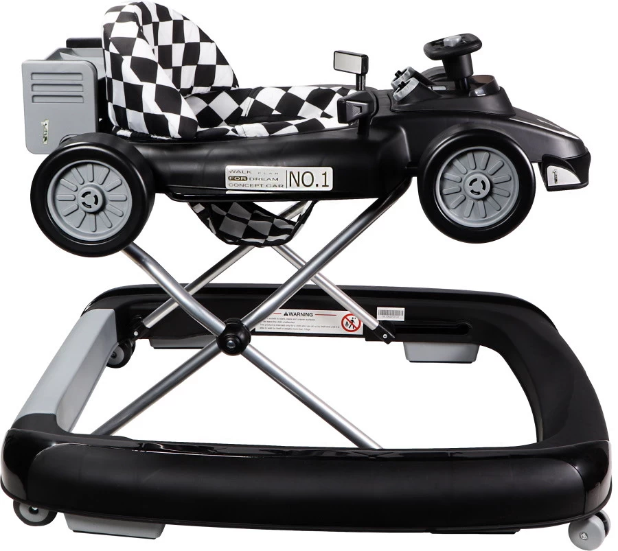 Tryco F1 Racer Black 2-in-1 Loopstoel En Loopwagen TR-362703 2 Tryco F1 Racer Black 2-in-1 Loopstoel En Loopwagen TR-362703 - Afbeelding 2
