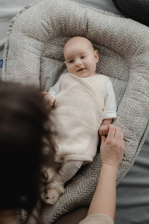 Zaffiro Geo Burgund Babynest 9989 3 Zaffiro Geo Burgund Babynest 9989 - Afbeelding 3